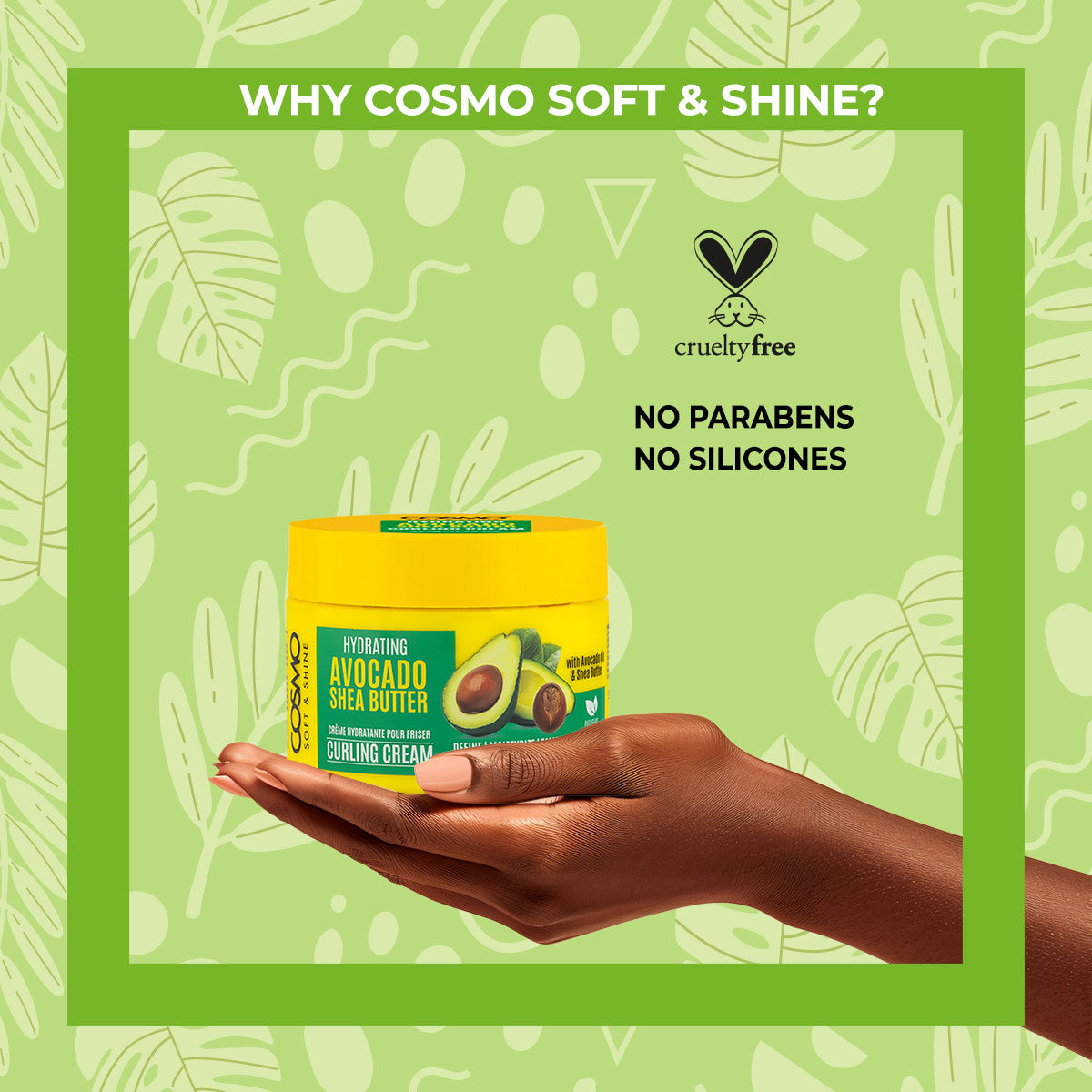 Soft & Shine Hydrating Avocado & Shea Butter Curling Cream